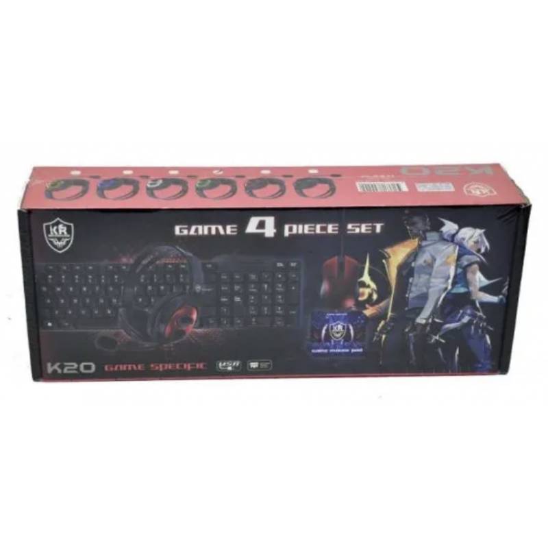 BES-30357 - Mouse e Tastiere - beselettronica - Kit completo gaming tastiera  mouse cuffie RGB tappetino 4 in 1 USB gioco K50
